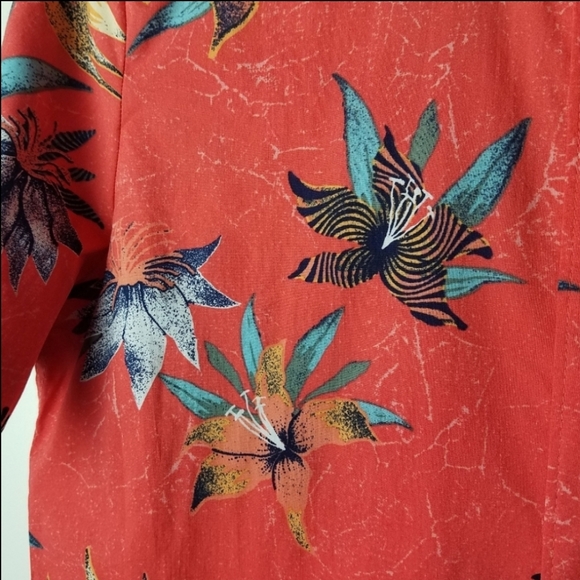 Volcom Hawaiian Verano Dress Shirt XLarge/14 Youth - Picture 3 of 7